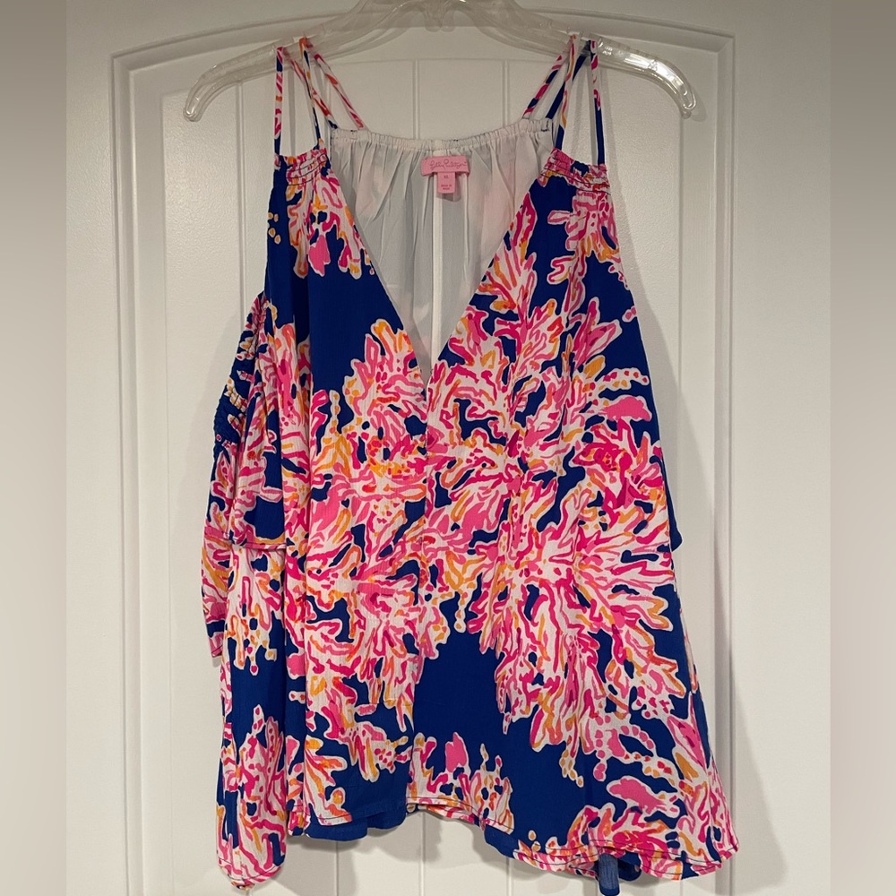 Lilly Pulitzer Bellamie Cold Shoulder Size: XL